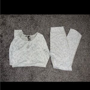 Gymshark Vital Seamless, Long Sleeved Crop Top and and Leggings Set |‎ W S/M